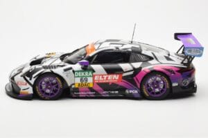 Porsche 911 991.2 GT3 R #69 Team Iron Force Racing Ring Police L. Luhr / J. Slooten ADAC GT Masters 2019 Minichamps 1:18 1531 — immagine 3 di 6