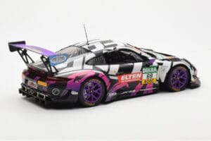 Porsche 911 991.2 GT3 R #69 Team Iron Force Racing Ring Police L. Luhr / J. Slooten ADAC GT Masters 2019 Minichamps 1:18 1531 — immagine 5 di 6