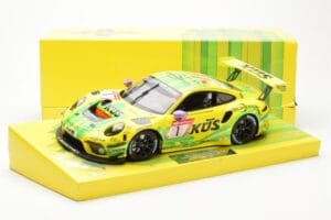 Porsche 911 991.2 GT3 R #1 Manthey Racing 24 Hours Nurburgring 2022 Minichamps 1:18 MG-M-911-24H-22-1801 Pressofusione — immagine 6 di 6
