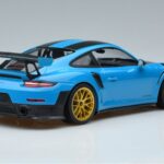 Porsche 911 991.2 GT3 RS Weissach Package Miami Blu Cerchi Oro Minichamps 1:18 153068310 Pressofusione - image 2 of 6