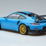 Porsche 911 991.2 GT3 RS Weissach Package Miami Blu Cerchi Oro Minichamps 1:18 153068310 Pressofusione - image 5 of 6