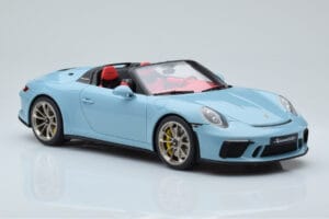 Porsche 911 991.2 Speedster Meissen Blu GT Spirit 1:18 GT408 Resina — immagine 4 di 6