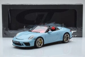Porsche 911 991.2 Speedster Meissen Blu GT Spirit 1:18 GT408 Resina — immagine 6 di 6