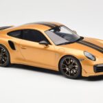 Porsche 911 991.2 Turbo S Exclusive Oro GT Spirit 1:18 GT444 - image 4 of 6