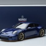 Porsche 911 992 GT3 Touring Package Blu Metallizzato Norev 1:18 187302 Pressofusione - image 7 of 7