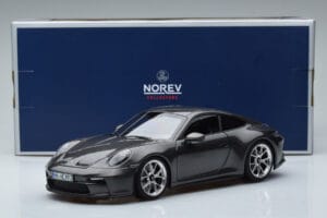 Porsche 911 992 GT3 Touring Package Grigio Norev 1:18 187305 Pressofusione — immagine 7 di 7