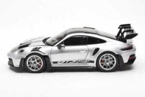 Porsche 911 992 GT3 Weissach Pack GT Argento Metallizzato Norev 1:18 187366 Pressofusione — immagine 4 di 8