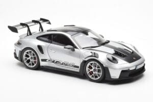 Porsche 911 992 GT3 Weissach Pack GT Argento Metallizzato Norev 1:18 187366 Pressofusione — immagine 6 di 8
