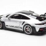 Porsche 911 992 GT3 Weissach Pack GT Argento Metallizzato Norev 1:18 - image 7 of 8