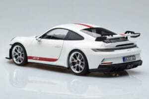 Porsche 911 992 GT3 Bianco Norev 1:18 187306 Pressofusione — immagine 6 di 7