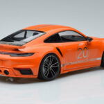 Porsche 911 992 Turbo S China 20th Anniversary Arancione Minichamps 1:18 - image 2 of 6