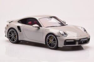 Porsche 911 992 Turbo S Crayon Grigio GT Spirit 1:18 GT431 Resina — immagine 4 di 6