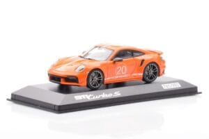 Porsche 911 992 Turbo S Gulf Arancione Minichamps 1:43 WAP0209060N002 Pressofusione — immagine 2 di 4