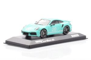 Porsche 911 992 Turbo S Mint Verde Minichamps 1:43 WAP0209070N003 Pressofusione — immagine 2 di 4