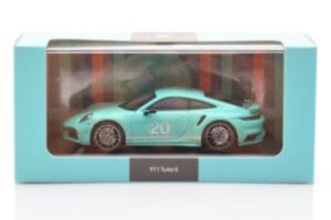 Porsche 911 992 Turbo S Mint Verde Minichamps 1:43 WAP0209070N003 Pressofusione — immagine 4 di 4