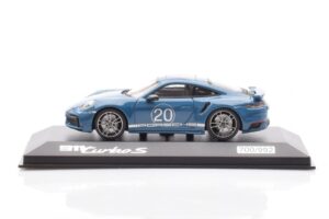 Porsche 911 992 Turbo S Oslo Blu Minichamps 1:43 WAP0209050N001