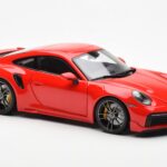 Porsche 911 992 Turbo S Sport Design Rosso Minichamps 1:18 - image 6 of 8