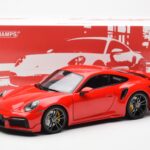 Porsche 911 992 Turbo S Sport Design Rosso Minichamps 1:18 - image 8 of 8