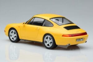 Porsche 911 993 Carrera Giallo Norev 1:18 187596 Pressofusione — immagine 5 di 6