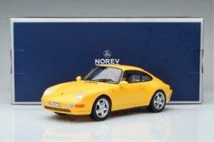 Porsche 911 993 Carrera Giallo Norev 1:18 187596 Pressofusione — immagine 6 di 6