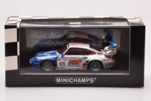 Porsche 911 993 GT2 #65 Roock Racing 24 Hours of Le Mans 1998 Minichamps 1:43 430986765 Pressofusione — immagine 4 di 4