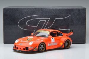 Porsche 911 993 RWB Jagermeister Asia Edition GT Spirit 1:18 KJ039 Resina — immagine 6 di 6