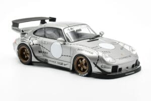 Porsche 911 993 RWB Argento Phantom Asia Edition GT Spirit 1:18 CLDC017 Resina — immagine 4 di 6