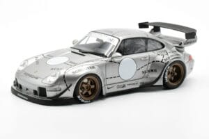 Porsche 911 993 RWB Argento Phantom Asia Edition GT Spirit 1:18 CLDC017 Resina
