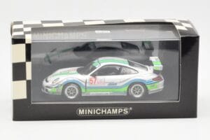 Porsche 911 996 GT3 Cup #57 M. Snow IMSA GT3 Challenge 2008 Minichamps 1:43 400086757 Pressofusione — immagine 4 di 4