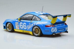 Porsche 911 996 GT3 R #6 24 Hours of Daytona GT Class Winner 2002 AUTOart 1:18 80273 Pressofusione — immagine 6 di 7