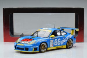 Porsche 911 996 GT3 R #6 24 Hours of Daytona GT Class Winner 2002 AUTOart 1:18 80273 Pressofusione — immagine 7 di 7