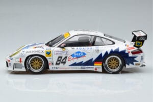 Porsche 911 996 GT3 R J. Ickx 24 Hours of Le Mans 2003 AUTOart 1:18 80379 Pressofusione — immagine 4 di 7