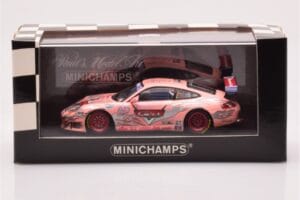 Porsche 911 996 GT3 RS Pink Sally #45 Petty / Jeanette Phoenix 250 2004 Minichamps 1:43 400046945 Pressofusione — immagine 4 di 4