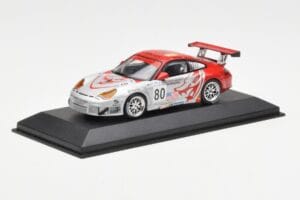 Porsche 911 996 GT3 RSR Flying Lizard #80 S. Neiman / J. Pechnik / J. Van Overbeek GT2 Class 24 Hours of Le Mans 2005 Minicha — immagine 2 di 4