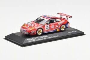 Porsche 911 996 GT3 RSR Gulf #73 Lambert / Lefort / Palttala 1000km Spa 2005 Minichamps 1:43 400056473 Pressofusione — immagine 2 di 4