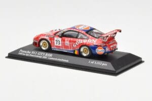 Porsche 911 996 GT3 RSR Gulf #73 Lambert / Lefort / Palttala 1000km Spa 2005 Minichamps 1:43 400056473 Pressofusione — immagine 3 di 4