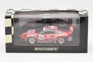 Porsche 911 996 GT3 RSR Gulf #73 Lambert / Lefort / Palttala 1000km Spa 2005 Minichamps 1:43 400056473 Pressofusione — immagine 4 di 4