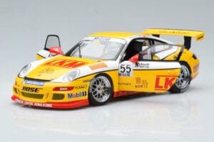 Porsche 911 997 GT3 Cup D. O'Young Carrera Cup Asia 2007 AUTOart 1:18 80785 Pressofusione — immagine 2 di 7
