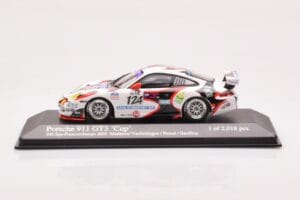 Porsche 911 997 GT3 Cup #124 Mattheus / Geoffroy / Vanbellingen / Fumal 24 Hours of Spa 2005 Minichamps 1:43 400056224