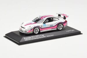 Porsche 911 997 GT3 Cup #56 M. Snow IMSA GT3 Challenge 2008 Minichamps 1:43 400086456 Pressofusione — immagine 2 di 4