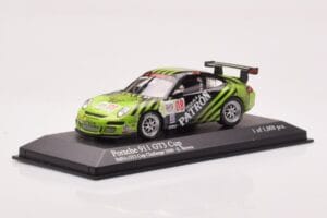 Porsche 911 997 GT3 Cup #8 E. Brown IMSA GT3 Challenge 2009 Minichamps 1:43 400096708 Pressofusione — immagine 2 di 4