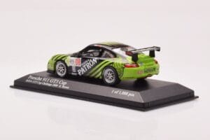 Porsche 911 997 GT3 Cup #8 E. Brown IMSA GT3 Challenge 2009 Minichamps 1:43 400096708 Pressofusione — immagine 3 di 4