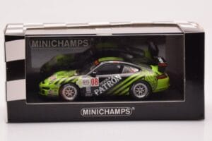 Porsche 911 997 GT3 Cup #8 E. Brown IMSA GT3 Challenge 2009 Minichamps 1:43 400096708 Pressofusione — immagine 4 di 4