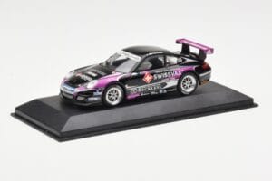 Porsche 911 997 GT3 Cup Swissvax #30 K. Sasaki Carrera Cup Asia Macau 2007 Minichamps 1:43 400076430 Pressofusione — immagine 2 di 4