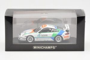 Porsche 911 997 GT3 Cup Tsuchiya #80 K. Sawa Carrera Cup Asia Macau 2007 Minichamps 1:43 400076480 Pressofusione — immagine 4 di 4