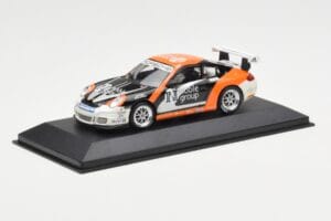 Porsche 911 997 GT3 Cup Noble Group #6 D. Watts Carrera Cup GB 2009 Minichamps 1:43 400076409 Pressofusione — immagine 2 di 4