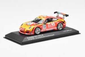 Porsche 911 997 GT3 R ITAS #18 De Lorenzi / Bonetti / Caccia / Bontempelli 24 Hours of Spa 2011 Minichamps 1:43 400118918 Pre — immagine 2 di 4