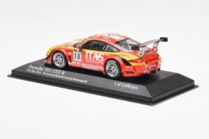 Porsche 911 997 GT3 R ITAS #18 De Lorenzi / Bonetti / Caccia / Bontempelli 24 Hours of Spa 2011 Minichamps 1:43 400118918 Pre — immagine 3 di 4