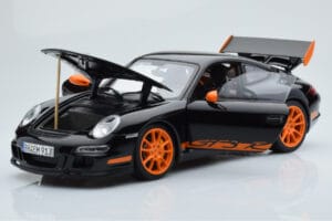 Porsche 911 997 GT3 RS Nero AUTOart 1:18 WAP02112017 Pressofusione — immagine 2 di 8