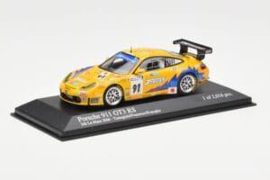 Porsche 911 997 GT3 RS T2M #91 Yamagishi / Fournoux / Konopka 24 Hours of Le Mans 2006 Minichamps 1:43 400066991 Pressofusion — immagine 2 di 4